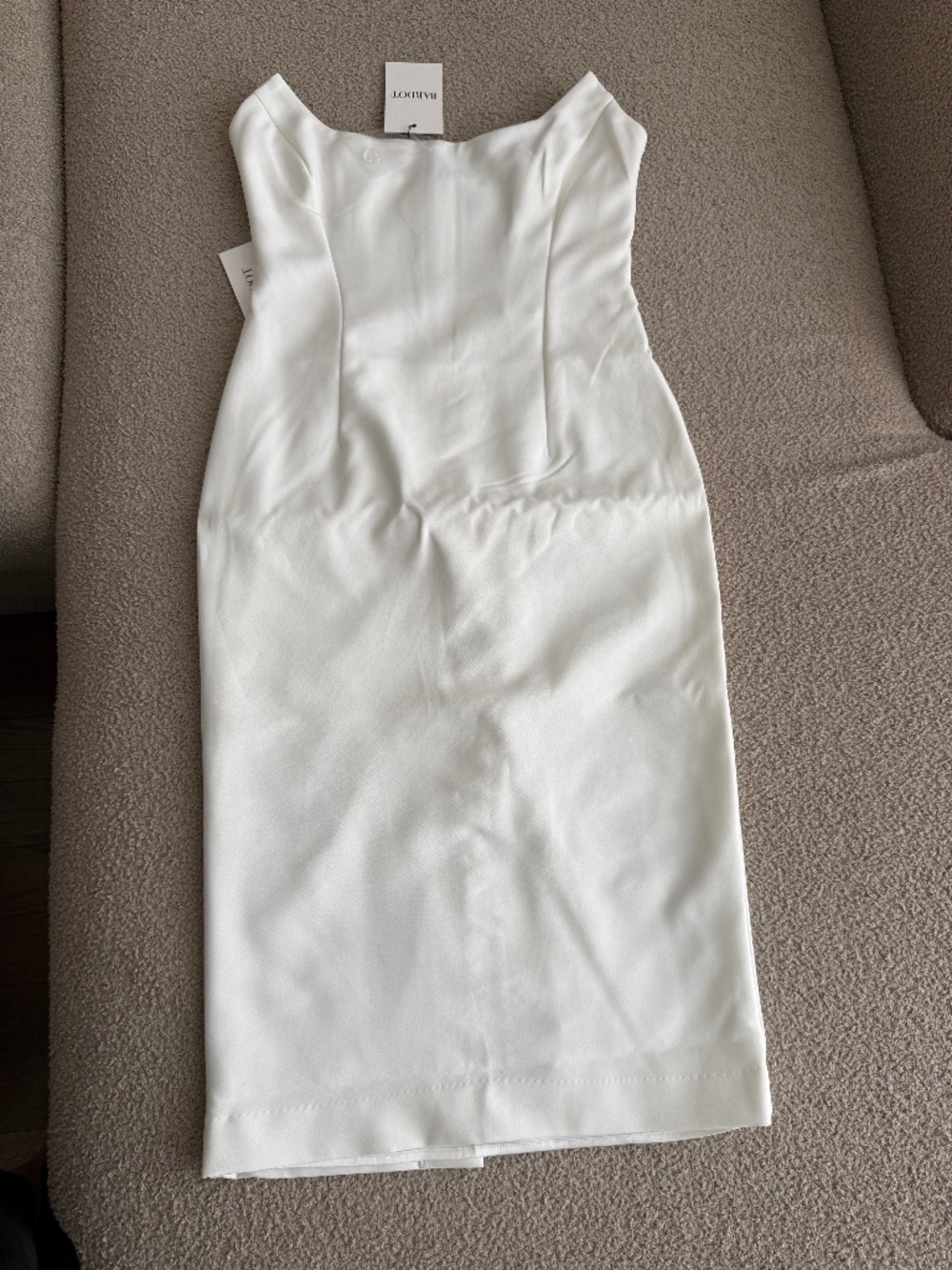 Bardot Strapless Dress - Size 8